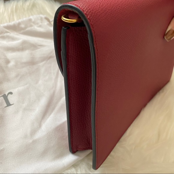 Auth. Christian Dior Saddle Pouch Grained Calfskin - Picture 5 of 6